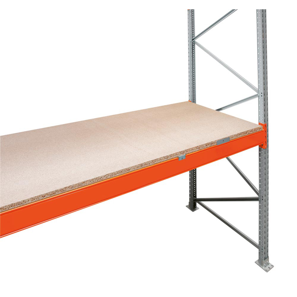 Spanplattenboden ARTUS - Fachbreite: 360 cm - Regaltiefe: 110 cm - Fachlast: 1800 kg