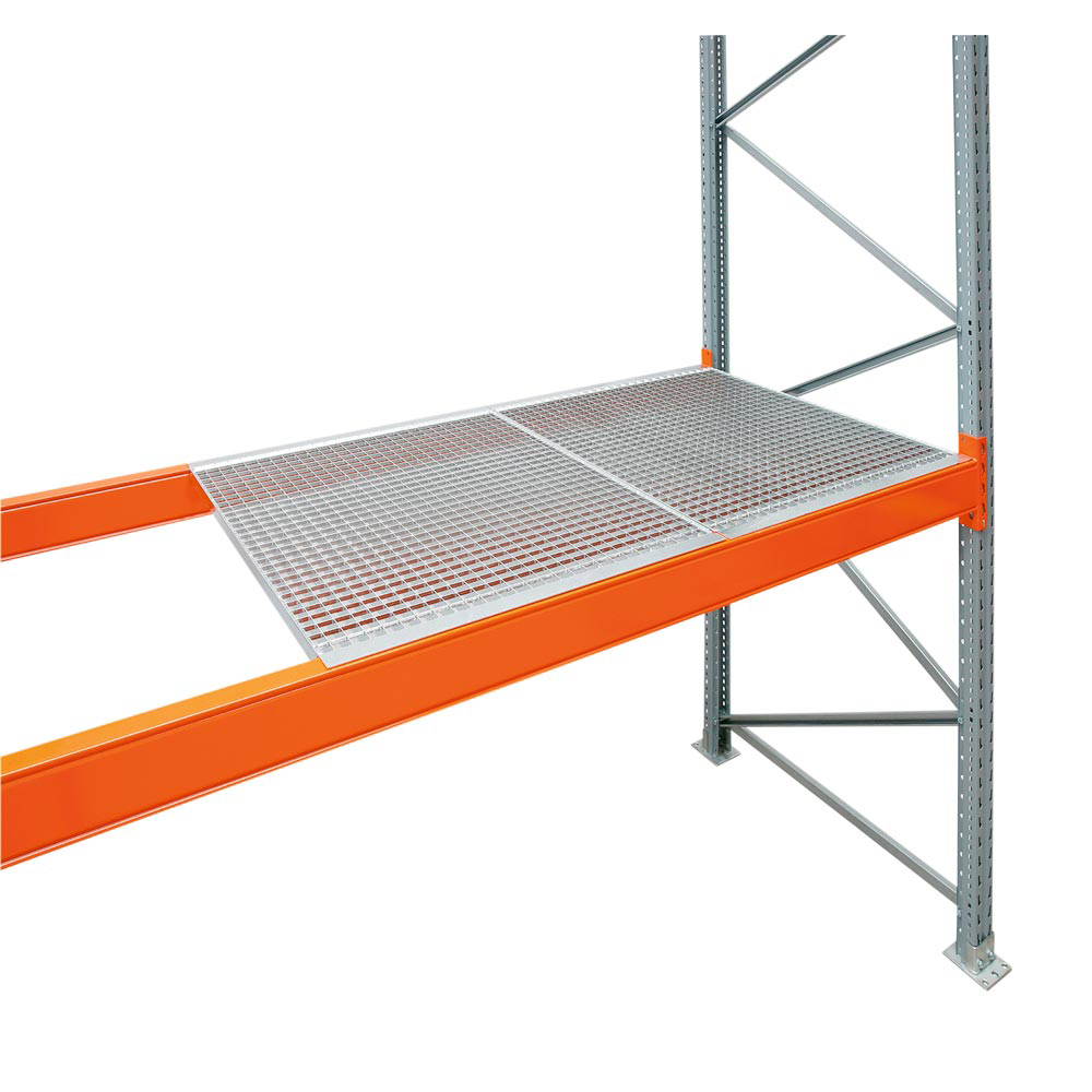 Gitterrostboden ARTUS - Fachbreite: 360 cm - Regaltiefe: 110 cm - Fachlast: 3400 kg