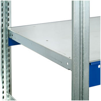 Weitspannregal EMIL - Breite: 257 cm - Tiefe: 80 cm - Höhe: 300 cm - 4 Böden - Grundfeld