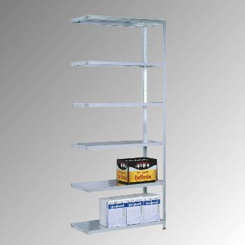 Fachbodenregal Rudi, Breite 100 cm, Tiefe 40 cm, Höhe 300 cm, 7 Böden, Schraubregal
