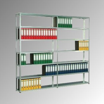 Fachbodenregal - Grundregal - 250 kg - 3.000 x 1.005 x 400 mm (HxBxT) - Schraubregal RUDI