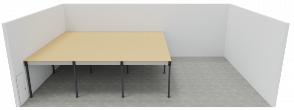 Bühnen-Grundform 1: Rechteckig