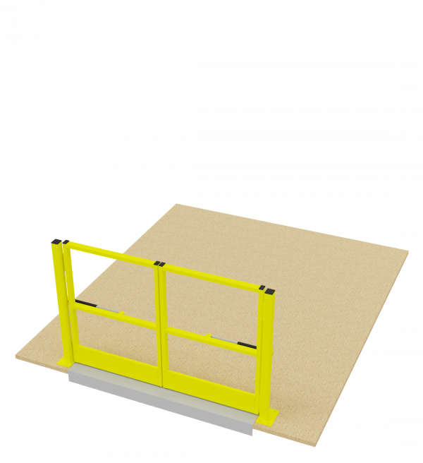 Geländer Doppelflügeltür