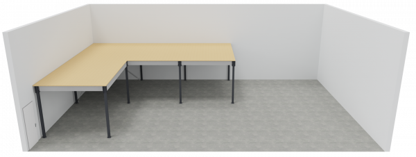 Bühnen-Grundform 2: L-Form